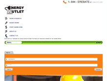 Tablet Screenshot of energy-outlet.com